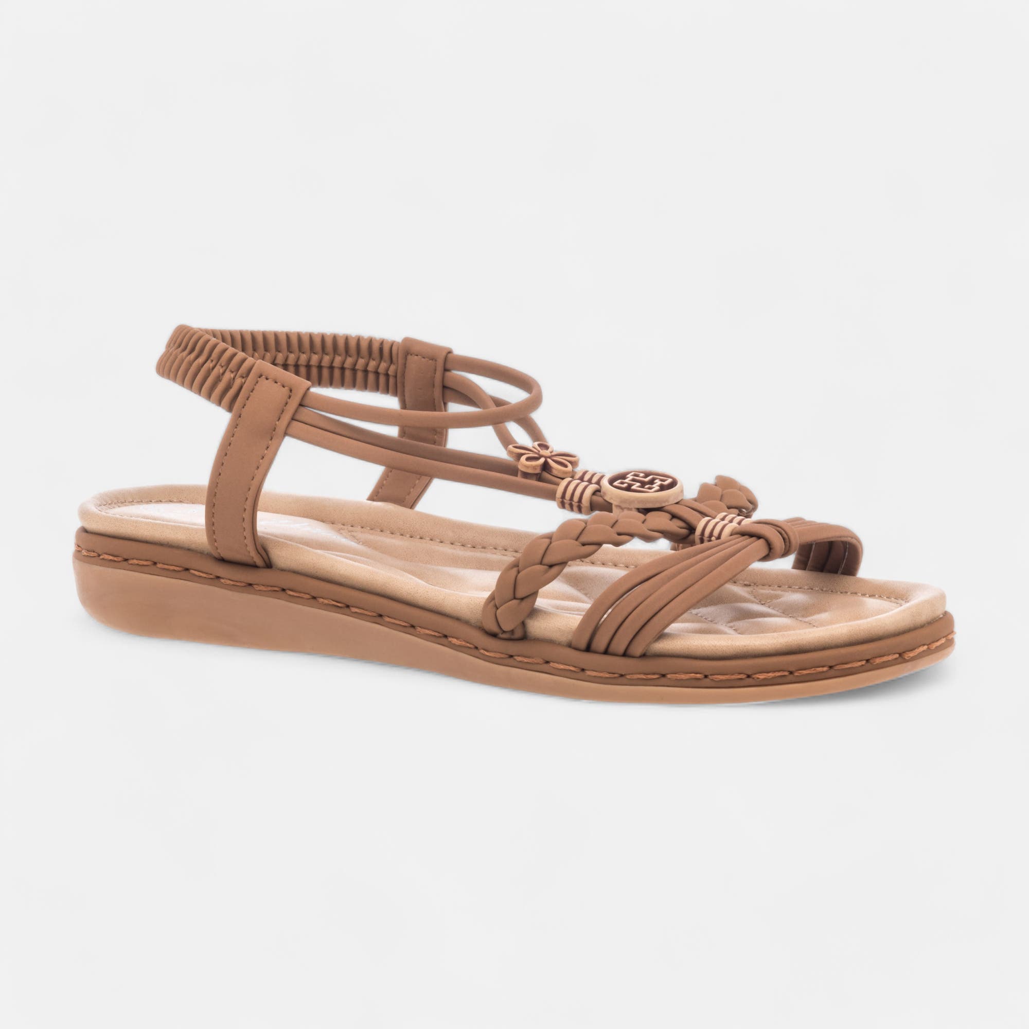 Sandales Femme camel