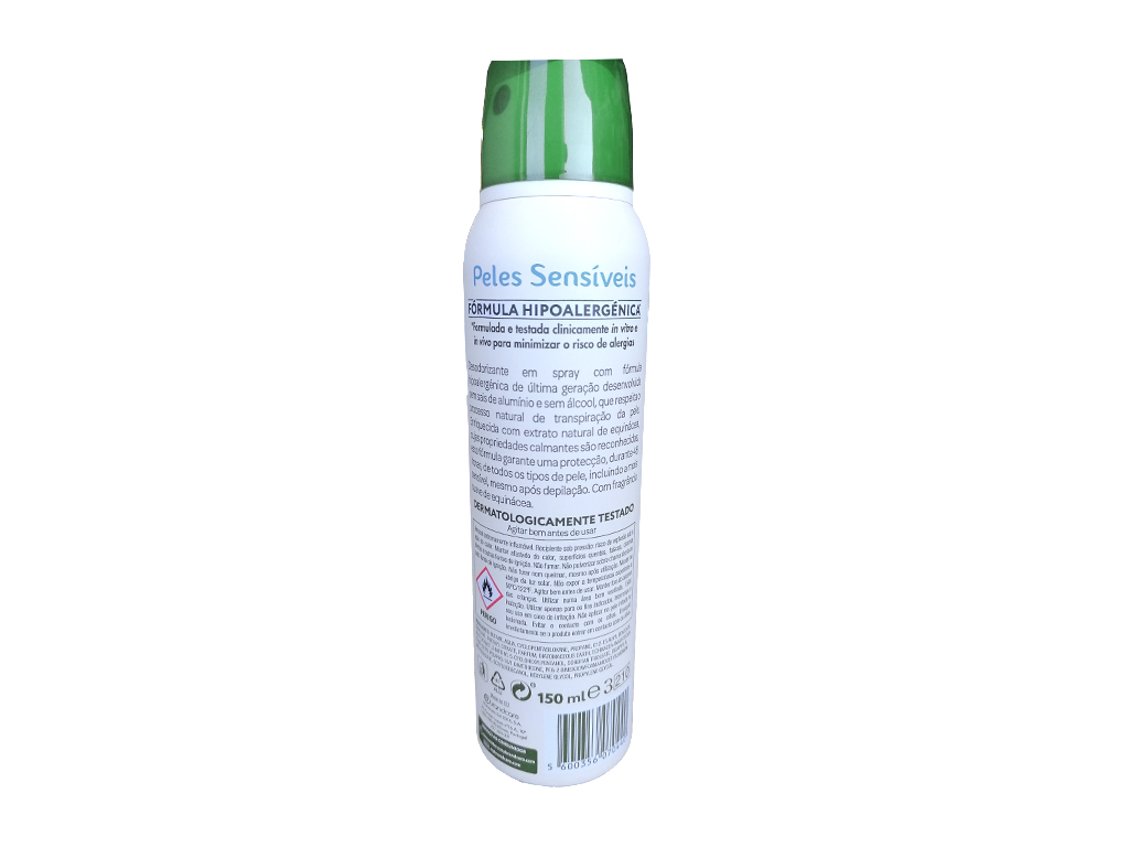 DESODORIZANTE SPRAY PELES SENSÍVEIS FENO DE PORTUGAL 150 ML