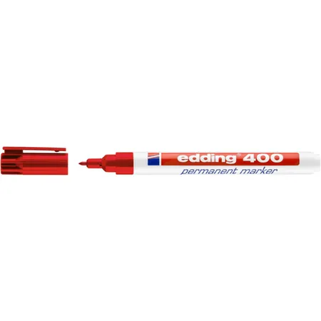 edding 400 Permanentmarker, 1mm, rot