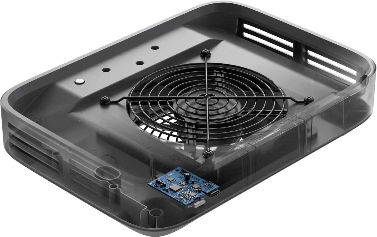 Smart Lüfter SchwarzVentilator Kühler für PowerStream Mikrowechselrichter