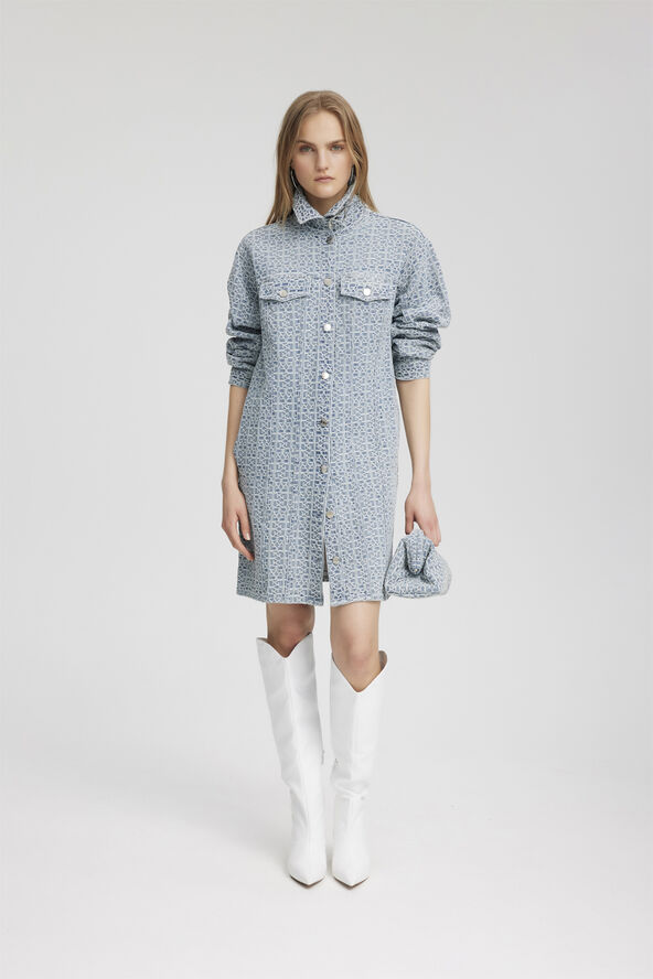 Gestuz NilaGZ dress Iceblue logo
