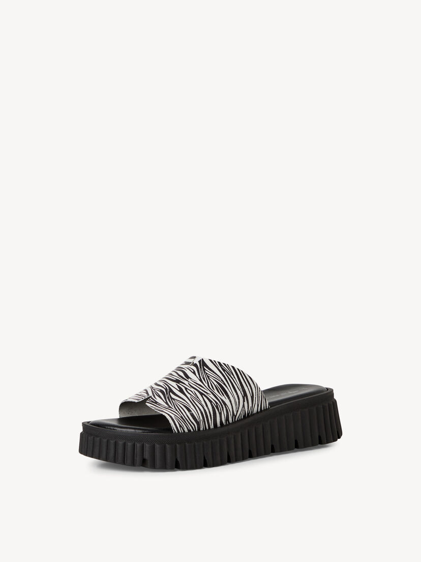 Leren Slipper - zwart