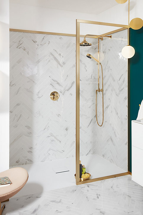 Receveur de douche à poser 90 x 160 cm, blanc, Villeroy & Boch Squaro Infinity