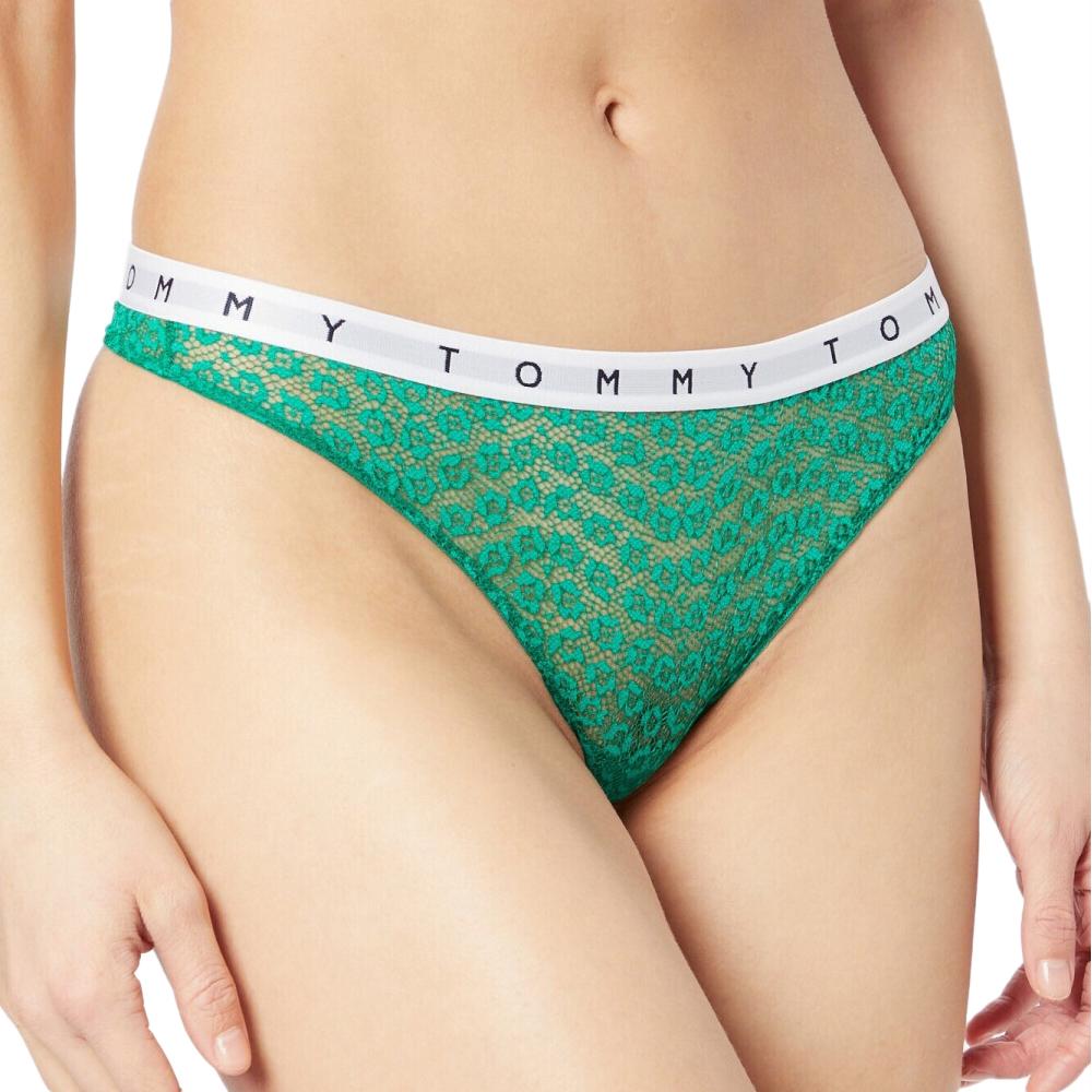 Tommy Hilfiger X3 Strings Rose/Vert/Jaune Femme Tommy Hilfiger Thong
