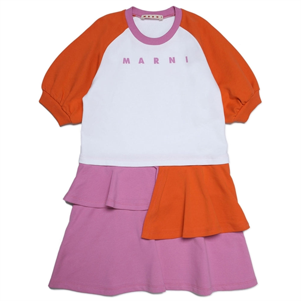 White/Multi Kjole - Marni → Luksusbaby.dk