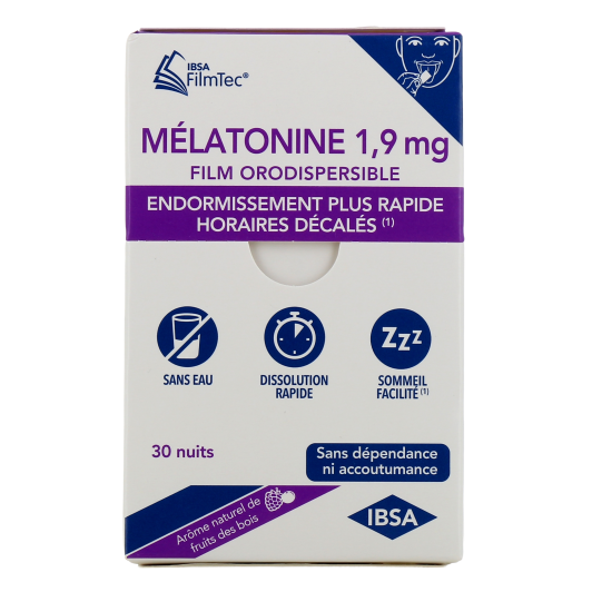 IBSA Mélatonine FilmTec - Favoriser l'Endormissement