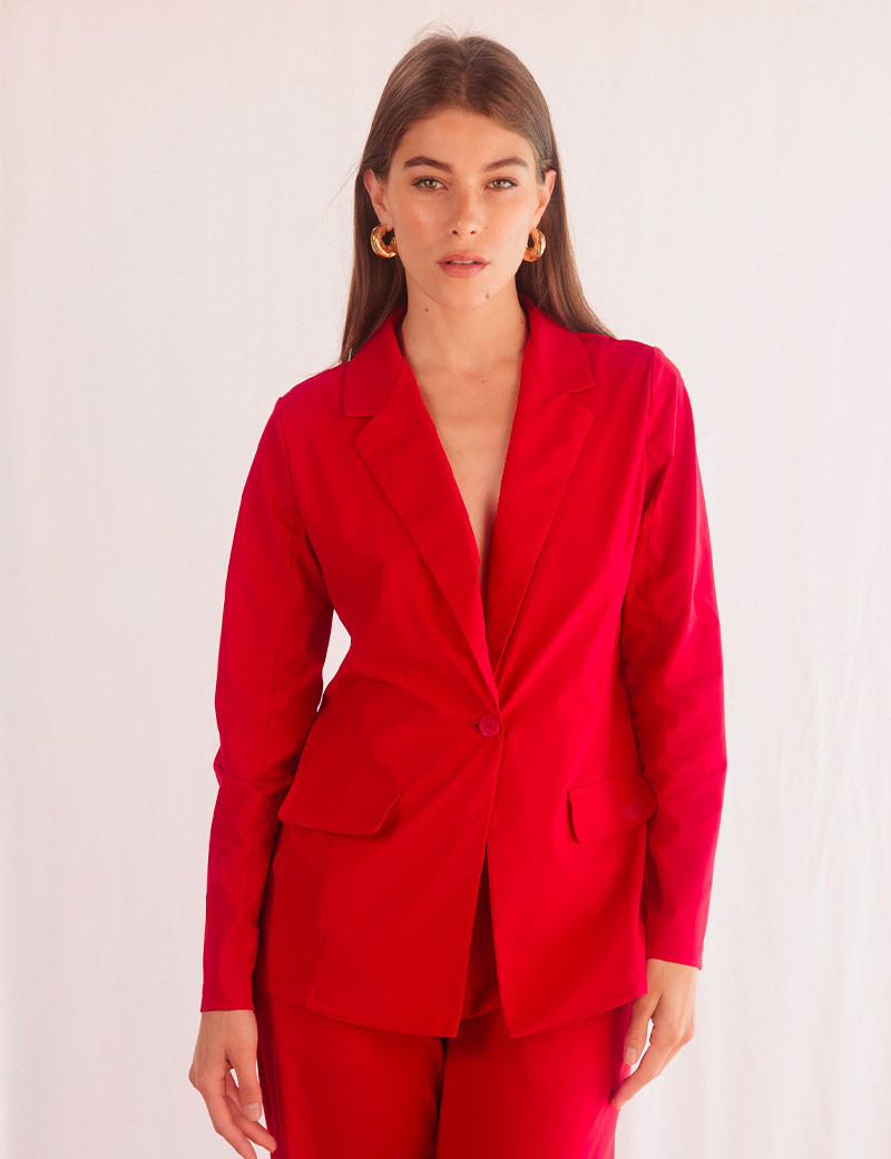 HBT BASICS HYPE | JAGGER VESTE ROUGE