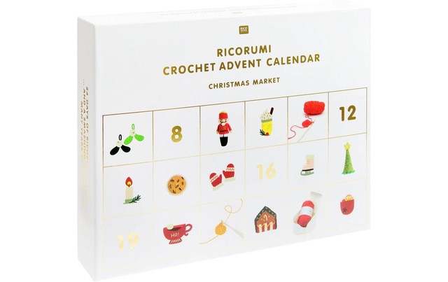Rico-Design Verlag Adventskalender »Weihnachtsmarkt 29 x 7 x 36 cm« Es liegt keine Altersempfehlung vor