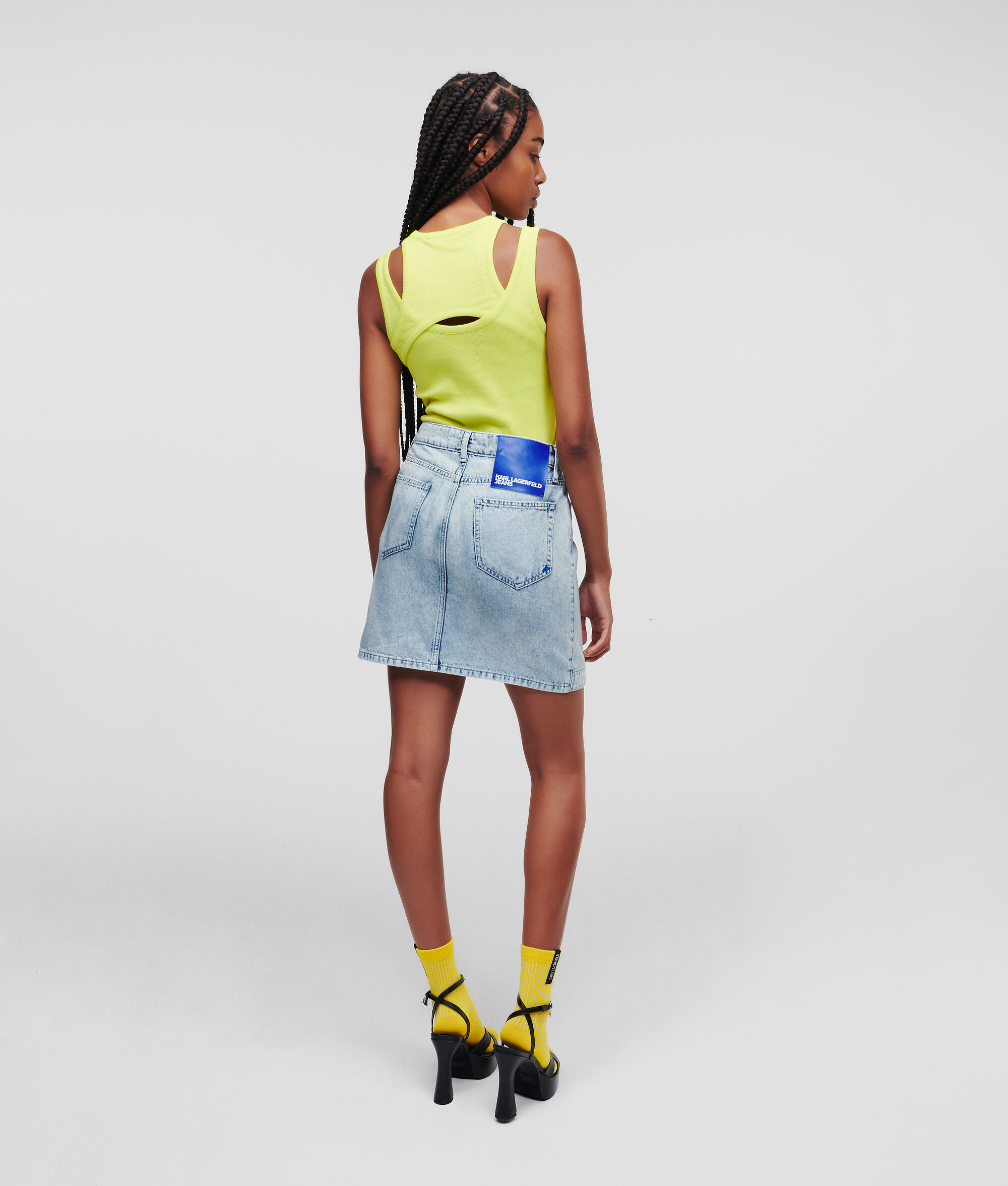 JUPE CRAYON EN DENIM KLJ