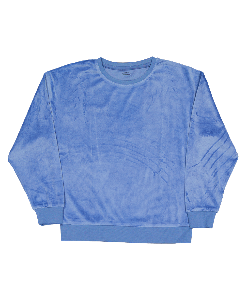 Velours meisjes pyjama Lange mouwen Blauw kopen? Goed en goedkoop