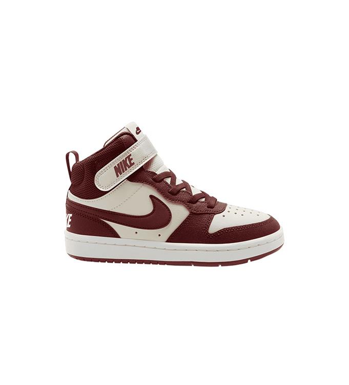 Nike Court Borough Mid 2 CD7783 SOFT-PEARL-DARK-TEAM-RED