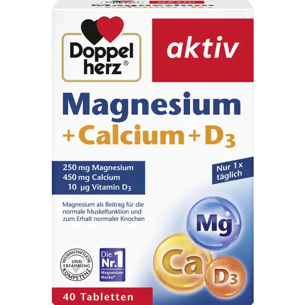 aktiv Magnesium + Calcium + D3