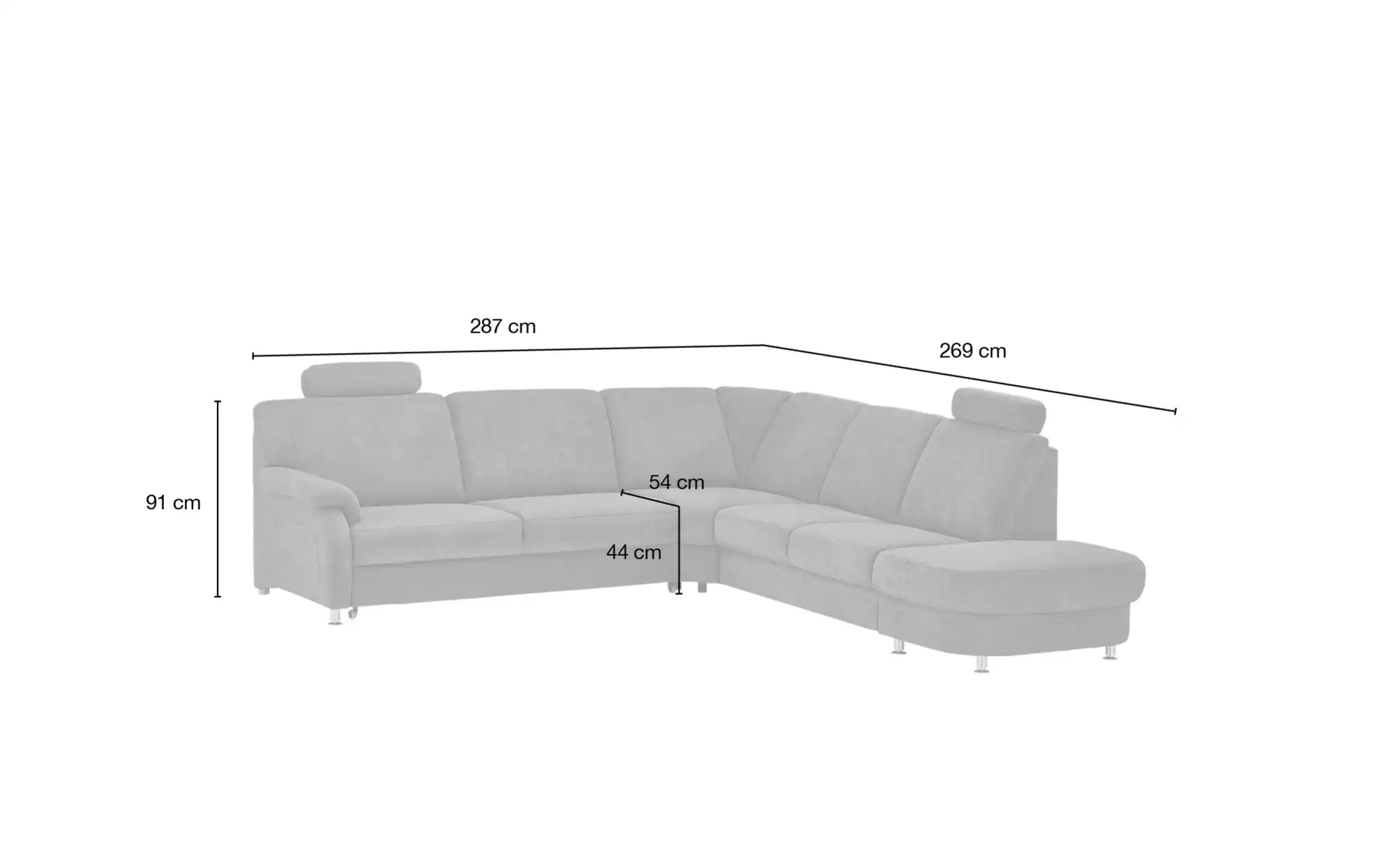 meinSofa Ecksofa Ole-S