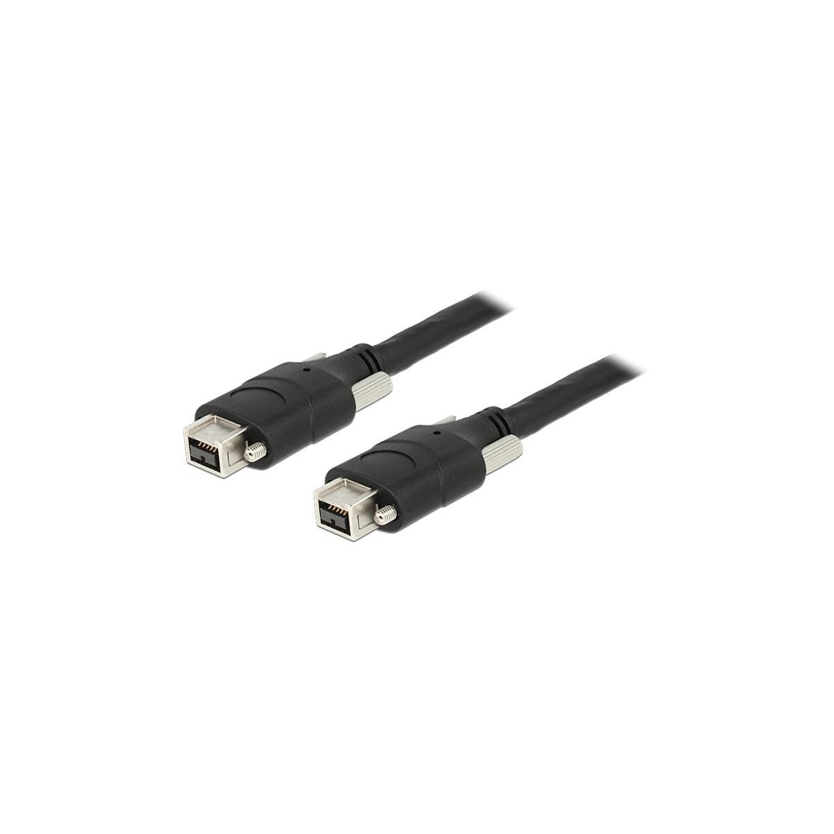 DeLOCK Firewire 800 kabel, 9-pin ha - 9-pin ha, 1m, svart