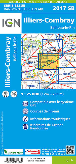 IGN - 2017 SB ILLIERS COMBRAY 1 25 000