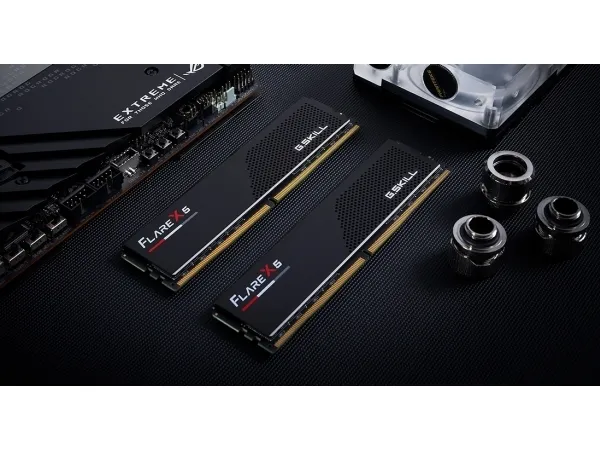 G.Skill Flare X5 - DDR5 - sæt - 64 GB: 2 x 32 GB - DIMM 288-PIN lav profil - 3000 MHz / PC5-24000 - CL30 - 1.4 V - ikke bufferet - on-die ECC - mat sort