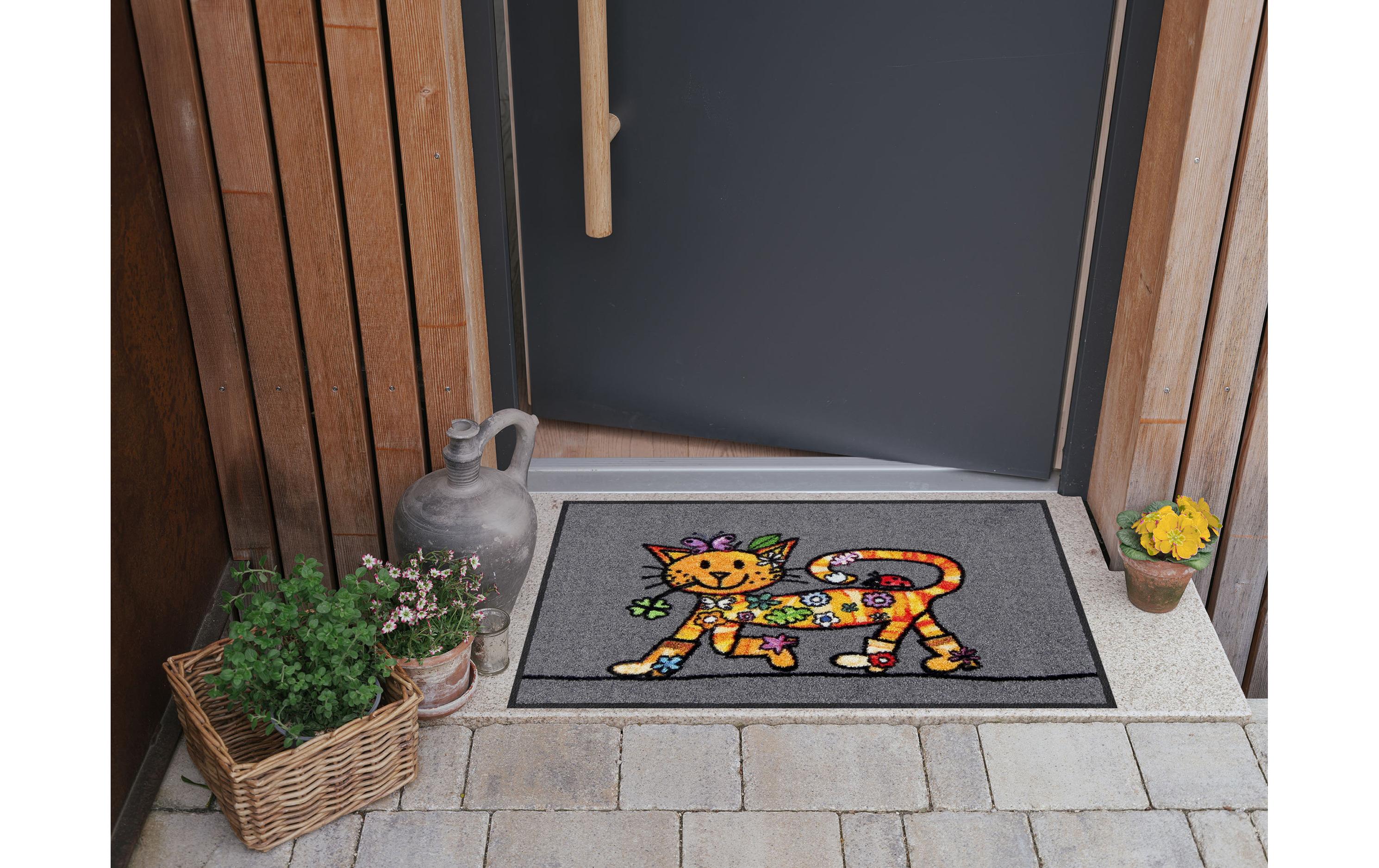Fussmatte Funky Cat 50 cm x 75 cmEingangsmatte