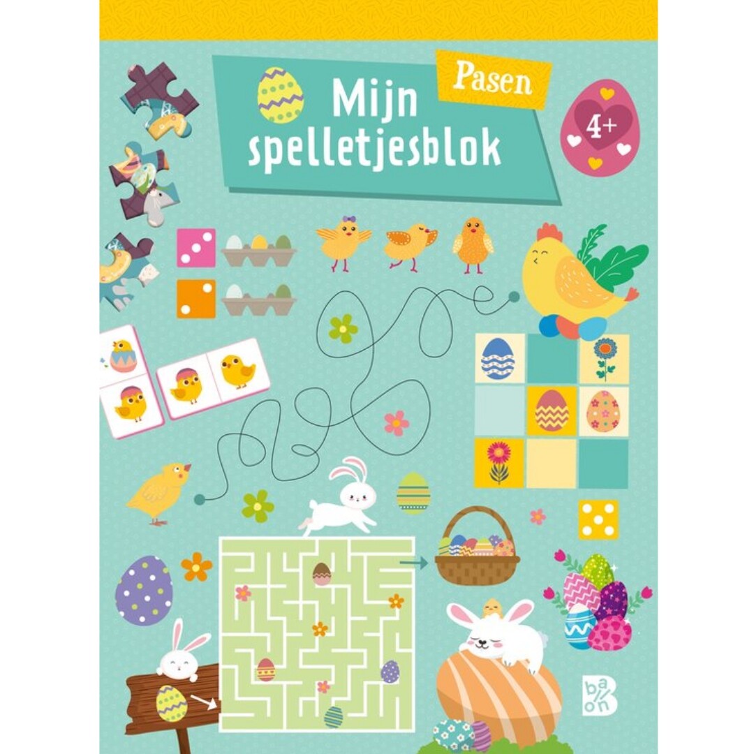 Uitgeverij ballon mijn spelletjesblok - pasen