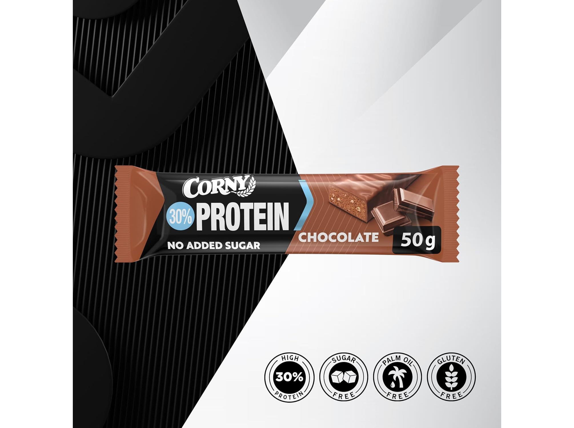 BARRA CORNY 30% PROTEINA CHOCOLATE 50G