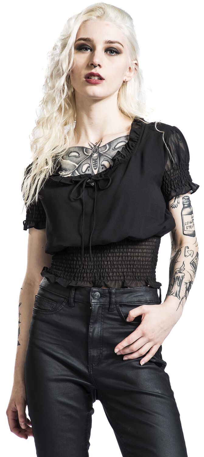 Haut Gothicana | Gothicana by EMP T-Shirt Manches courtes