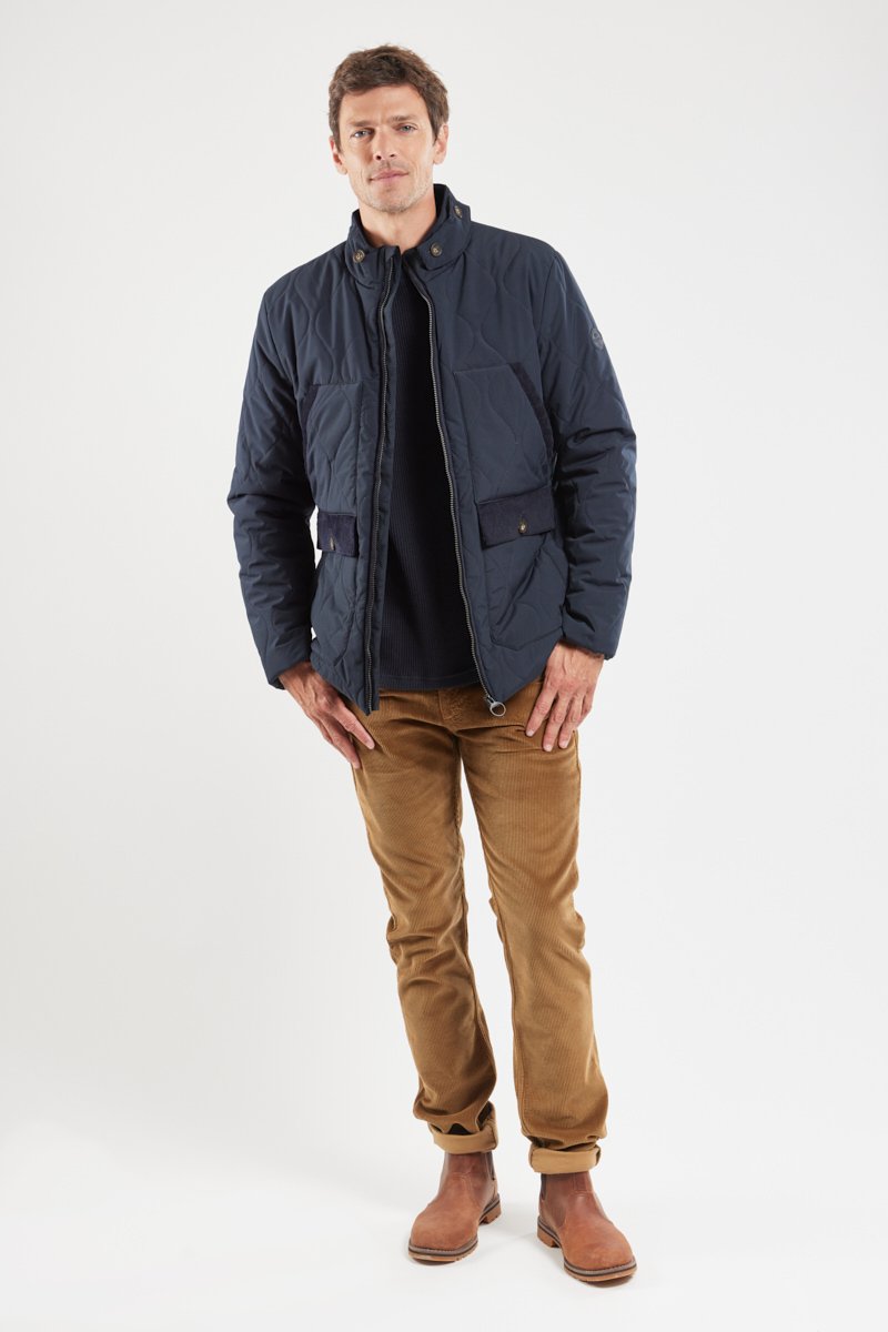 Veste déperlante détails velours HOBART