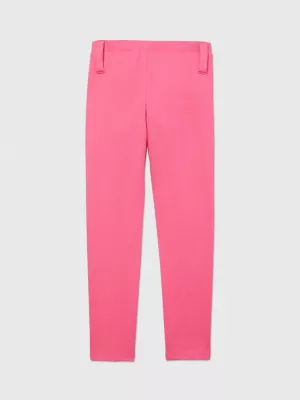 Leggings com logotipo metalizado adaptável