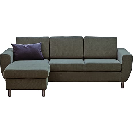 Rom Nordic vendbar sofa med chaiselong - grøn
