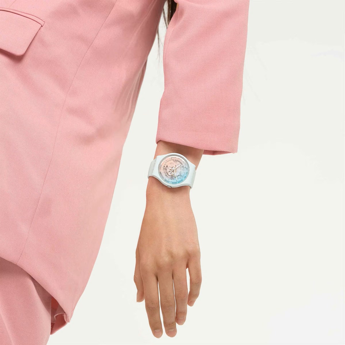 Montre femme Swatch Fleetingly Iceblue