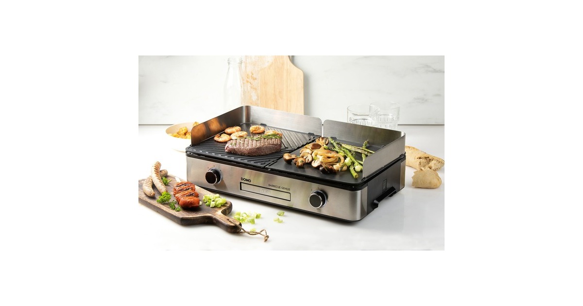 DomoBarbecue Genius DO9259G  (Grijs/zwart)
