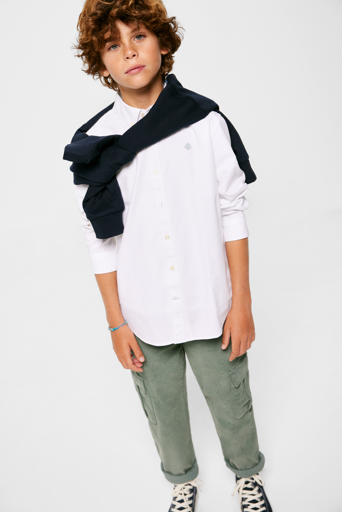Camisa Oxford para meninos