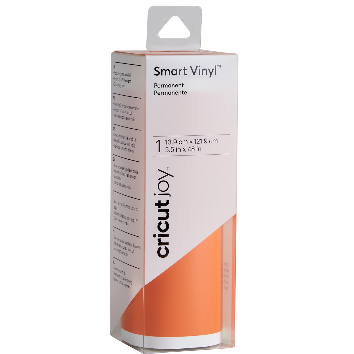 Cricut Joy Smart Vinyl ark på rull 14x122 cm (oransje)