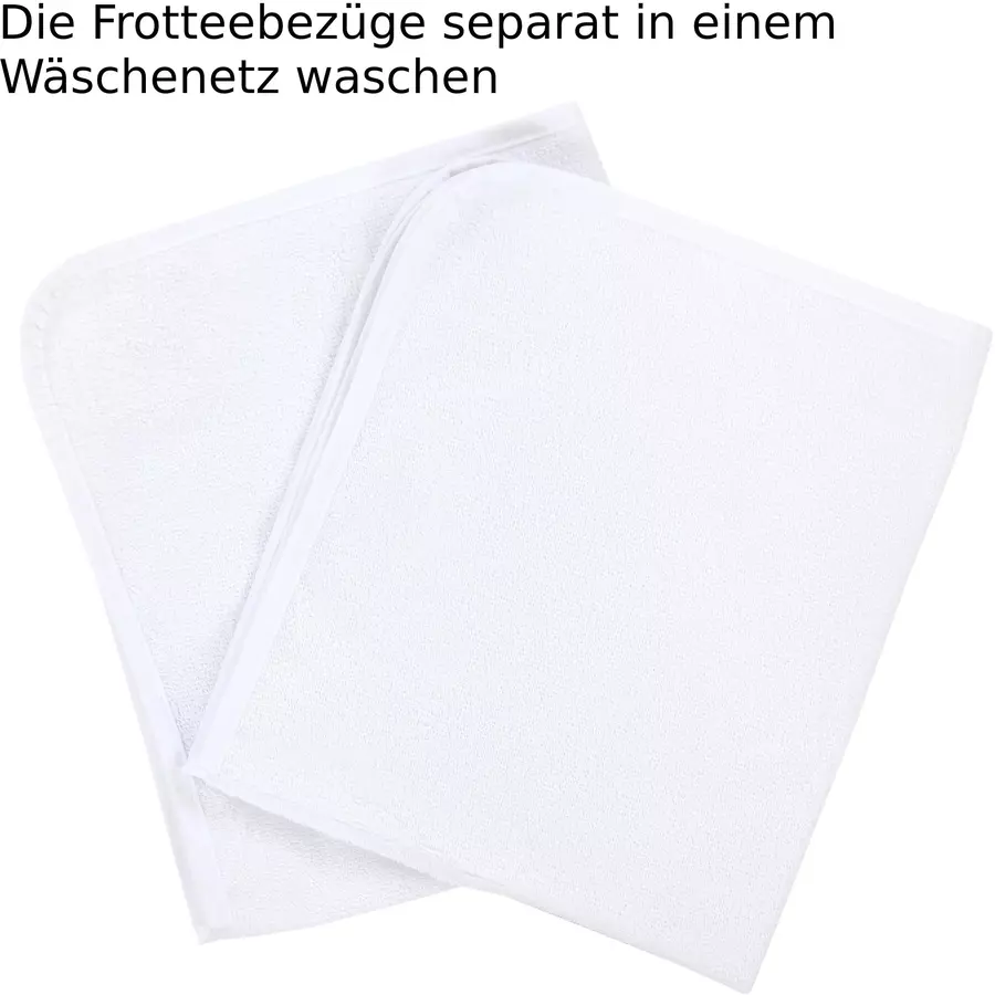 TupTam Baby Wickelauflage inkl. 2 Frotteebezügen beigeweiß
