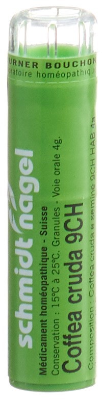 SCHMIDT-NAGEL Coffea cruda 9 CH<br>4 g, Granulat