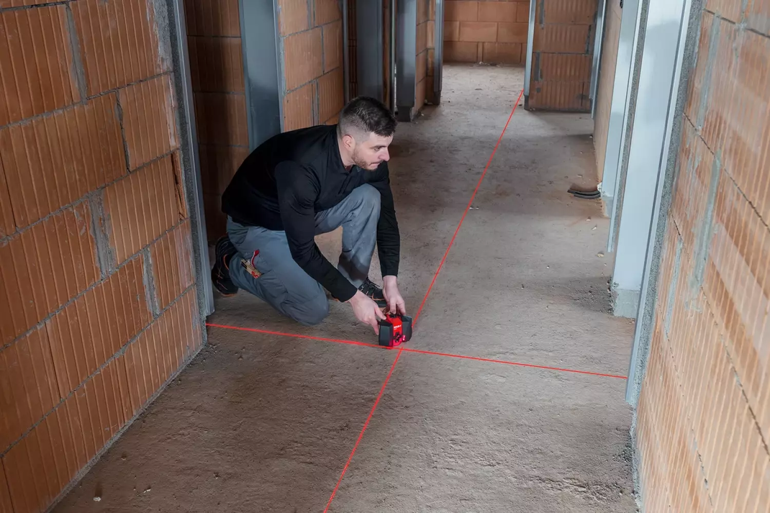 Sola Flox vloer en kruislijnlaser in koffer   laserbril - 10m