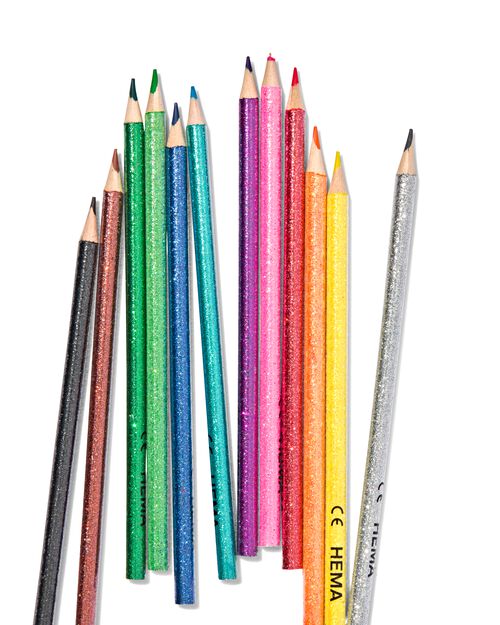 12 crayons de couleur