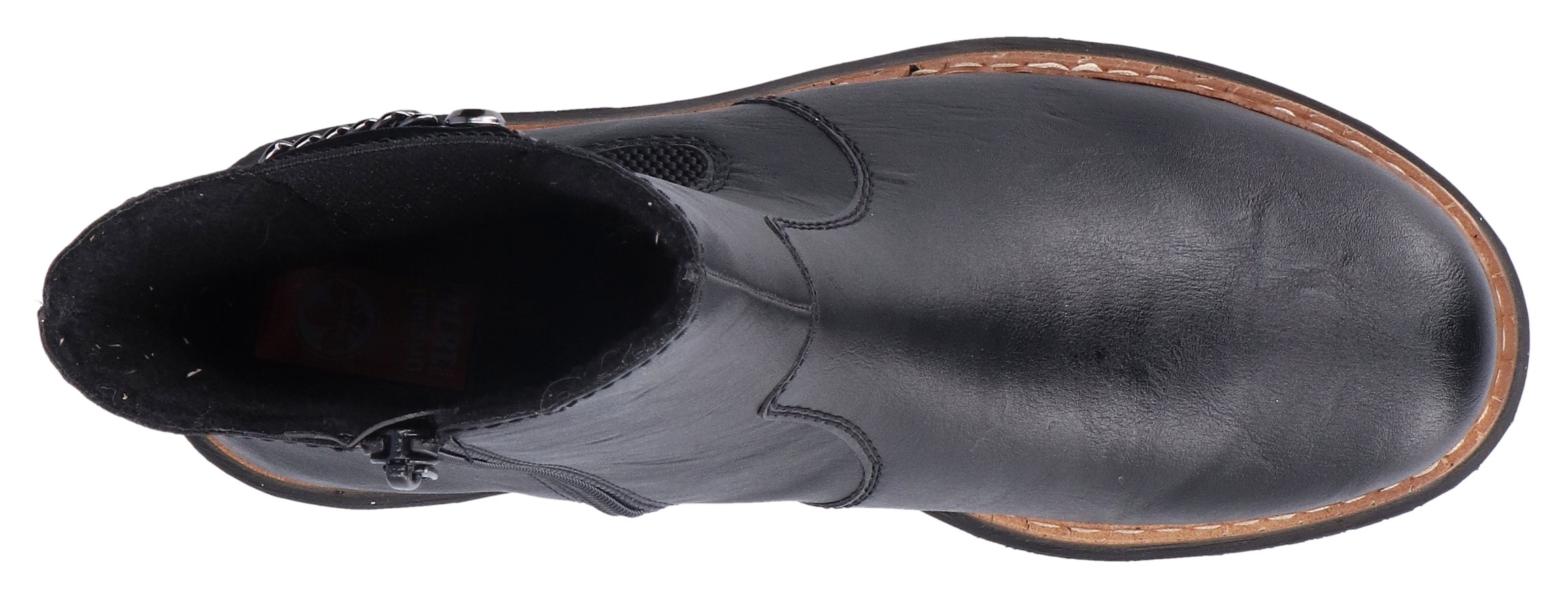 Rieker Chelseaboots  mit feiner Zierkette