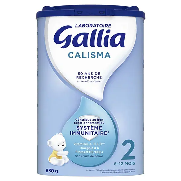 Gallia Calisma Lait 2ème Âge 830g