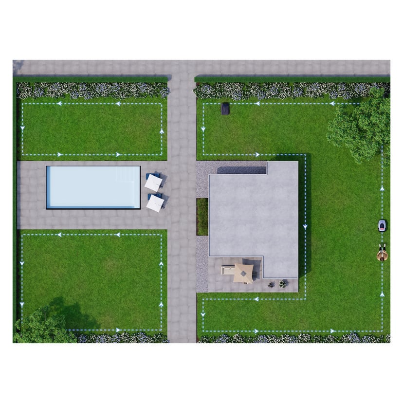 Robotgressklipper 2000 m²