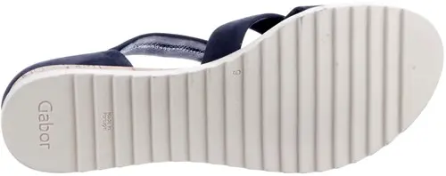 Gabor 82.782.36 maat 9 sandaal blauw Calandschoen