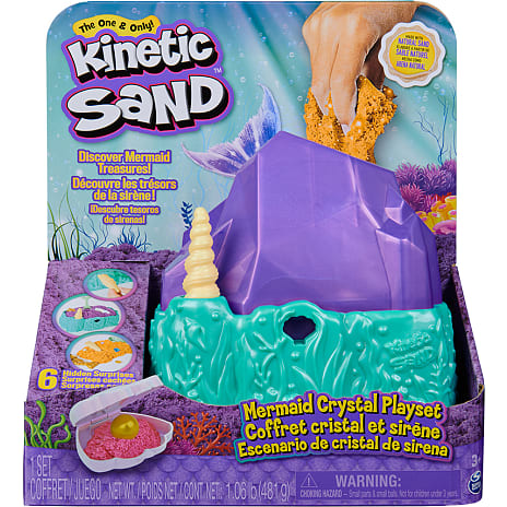 Kinetic Sand havfrue krystal legesæt