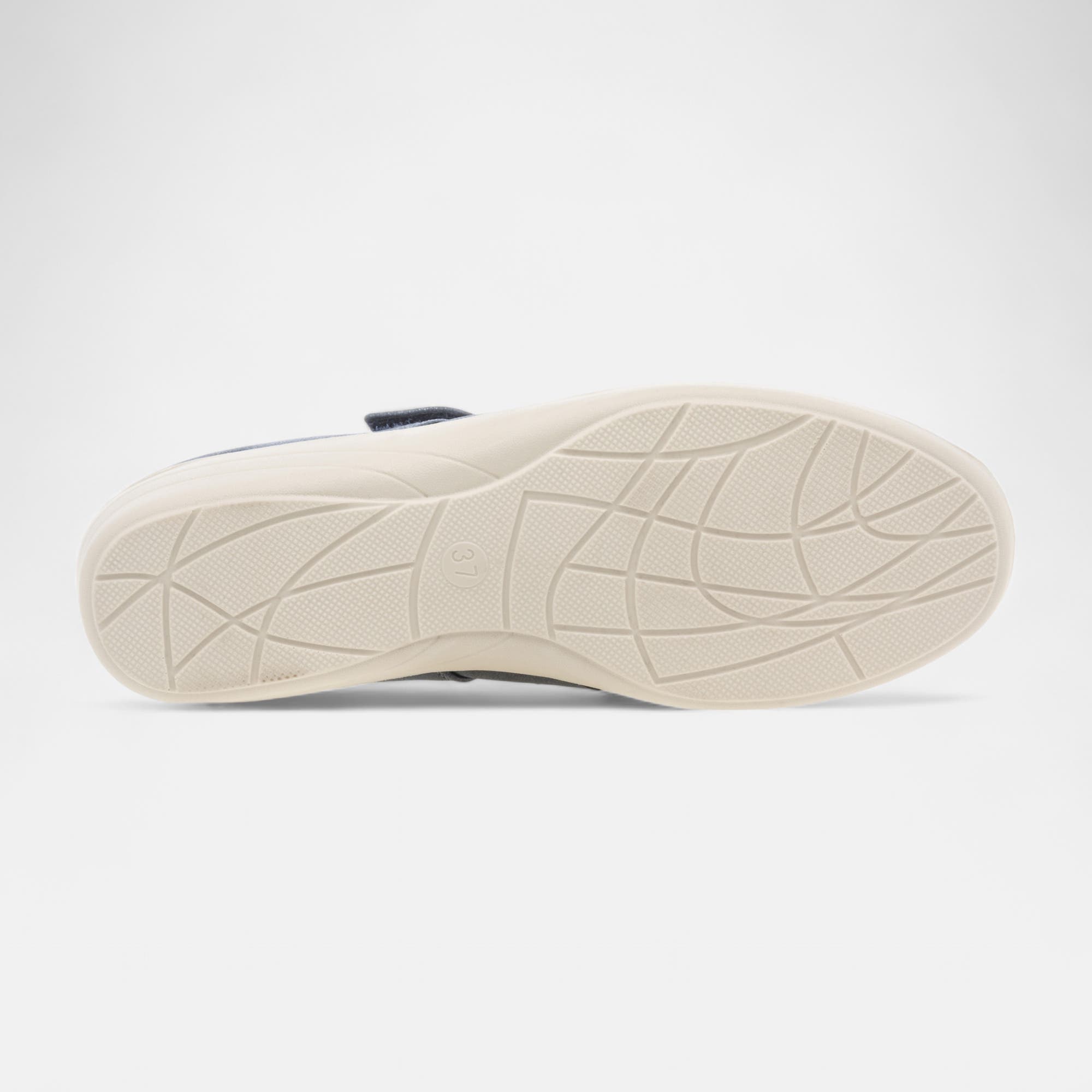 Mocassins pieds sensibles Femme bleu marine