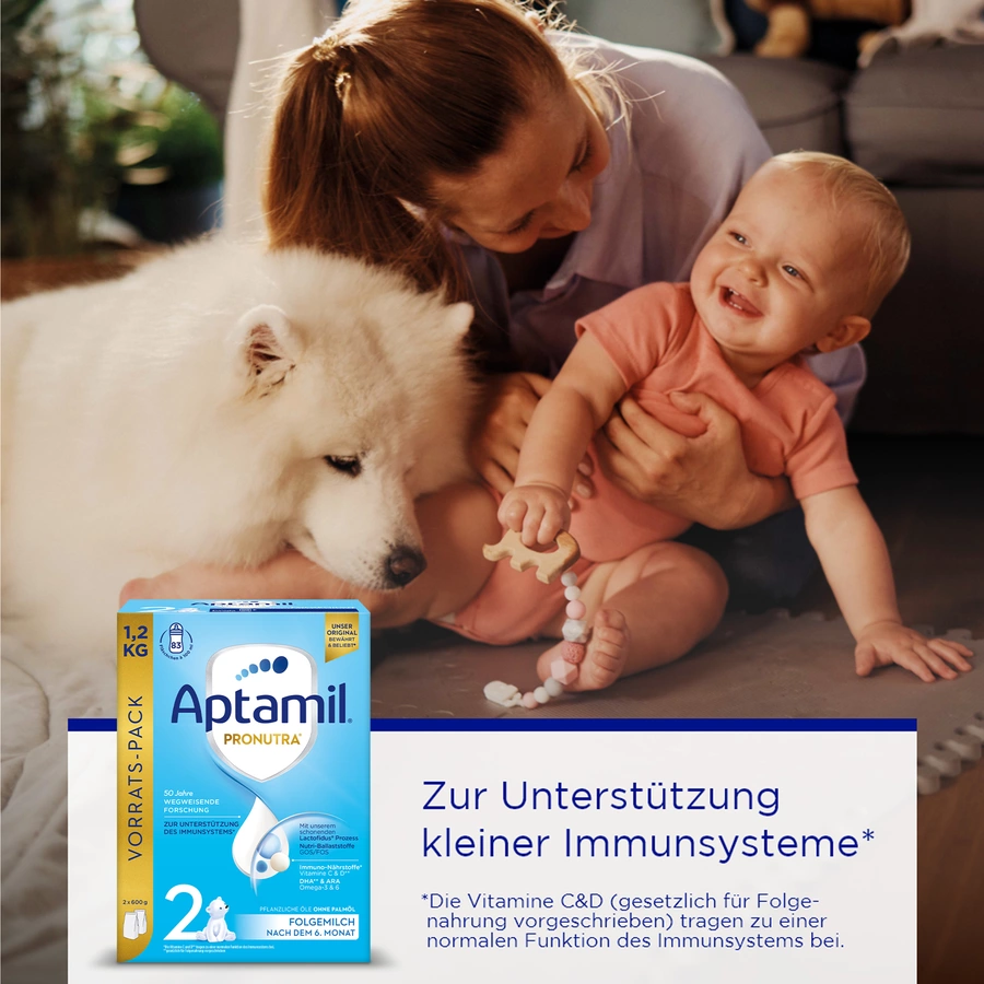Aptamil Folgenahrung 2 Pronutra 1200 g ab 6 Monaten