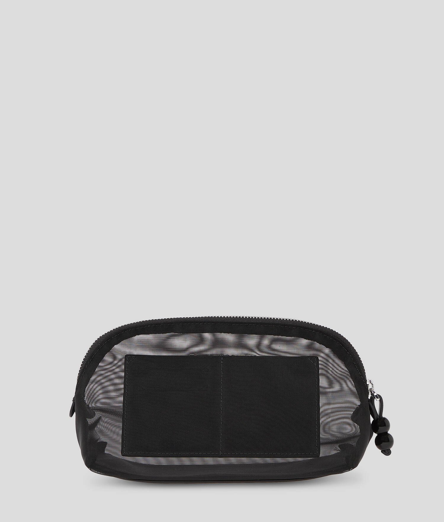 POCHETTE DE PLAGE EN MESH AVEC LOGO KARL - Noir