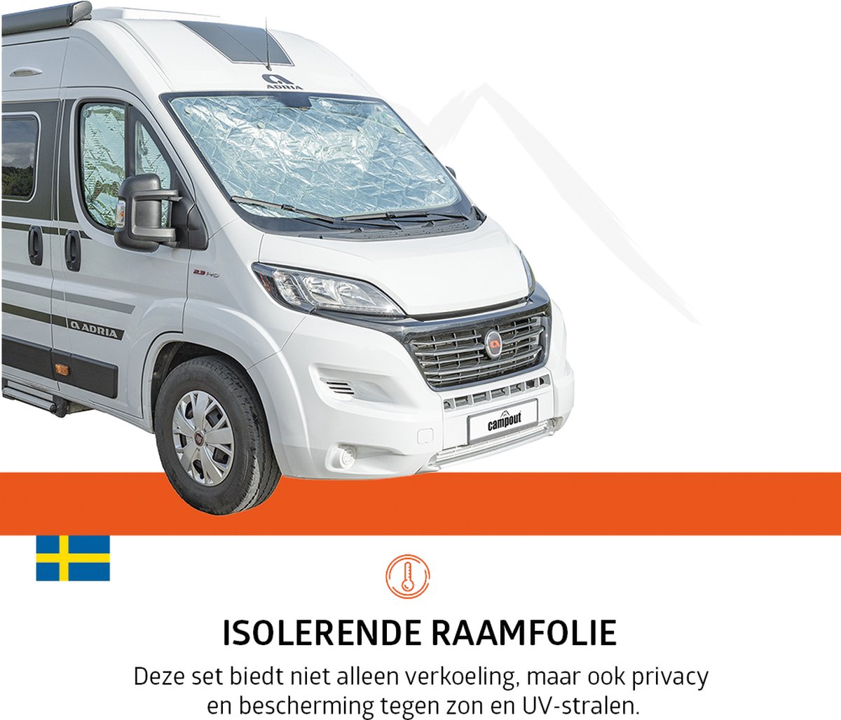 Campout Raamisolatieset - Fiat Ducato X290 vanaf 2014