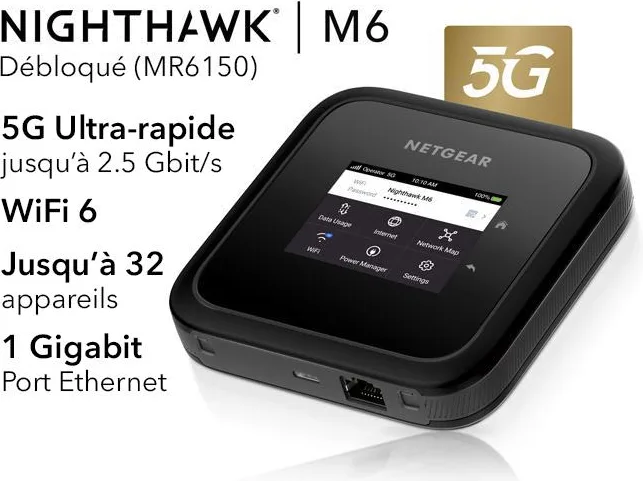 Netgear Nighthawk M6 (MR6150) Routeurs WiFi