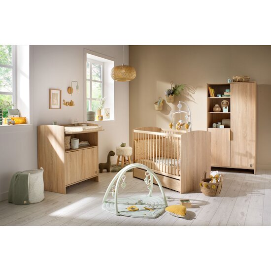Azur Armoire   Chêne doré        de               Sauthon Baby's Sweet Home