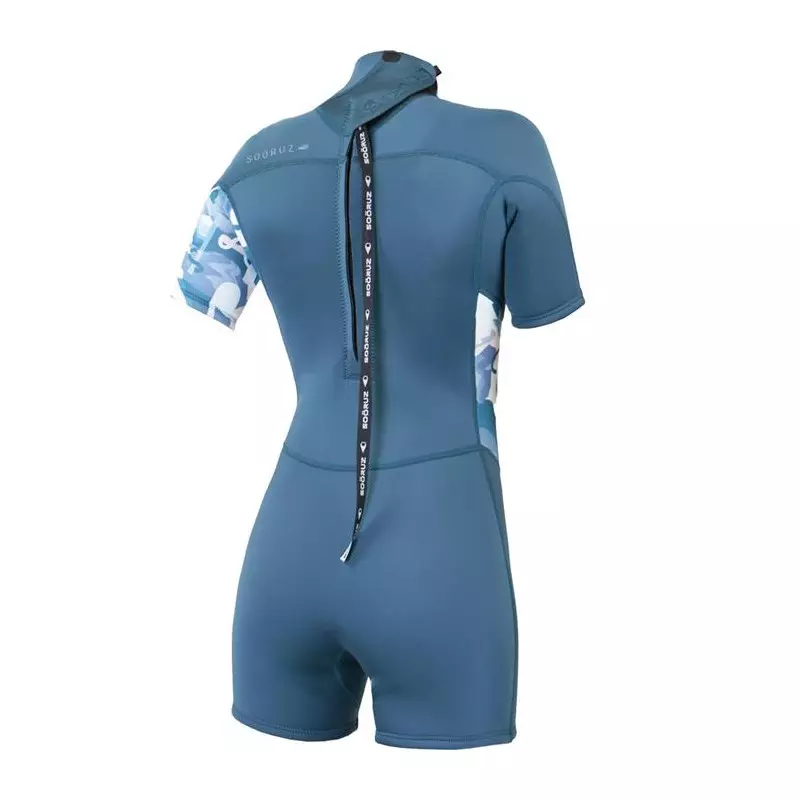 Combinaison shorty femme SOORUZ Divine 2/2 Backzip Blue