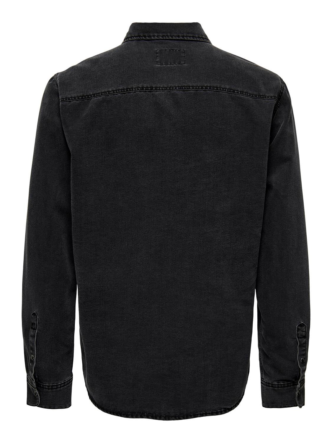 ONSBANE Jeanshemd Dark Grey Denim