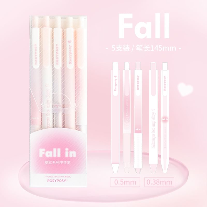 princesseria - Set van 5: Pen - 0,5 mm