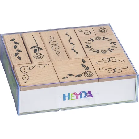Heyda 204888492 Stempel-Set „Ornament“